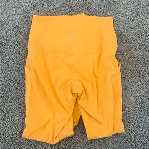 Orange Small Lululemon Leggings Align High-Rise
